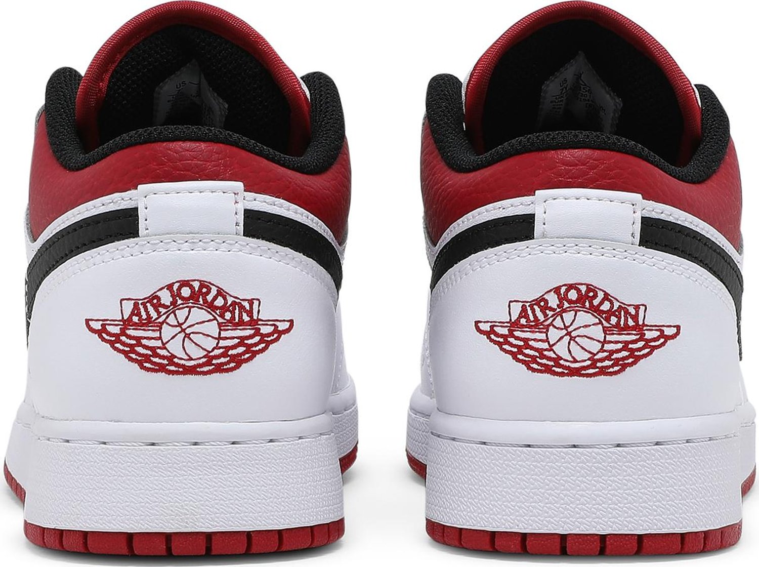 Giày Nike Air Jordan 1 Low GS 'White Gym Red' 553560 118
