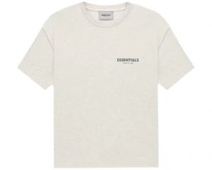 Áo Fear of God Essentials Core Collection T-shirt Light Heather Oatmeal