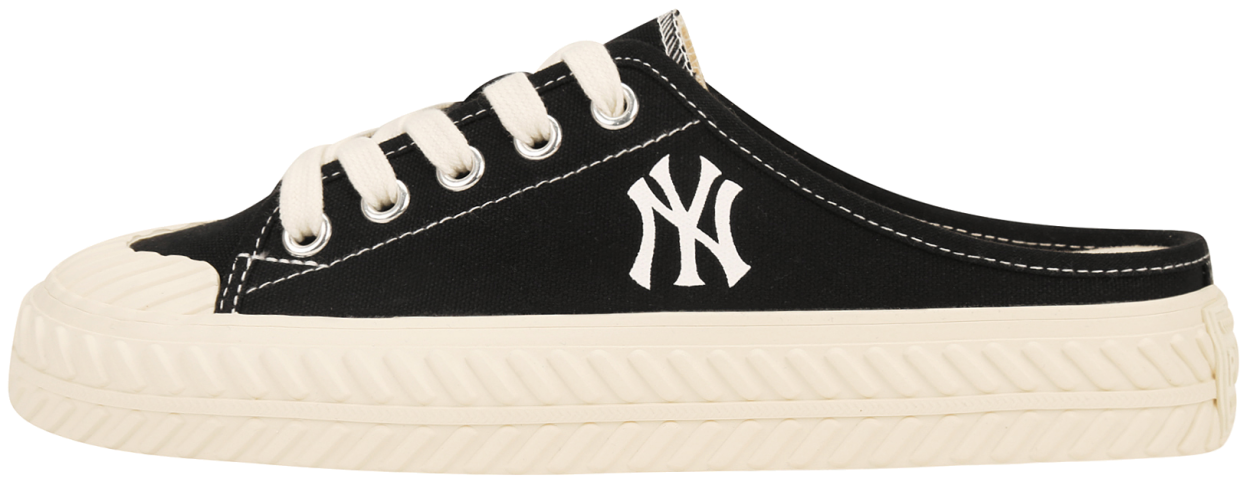 Giày MLB Playball Mule Monogram New York Yankees Black Rep 11