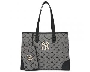 Túi Xách MLB Monogram Diamond Jacquard Shopper Bag New York Yankees 3AORL021N-50GRS