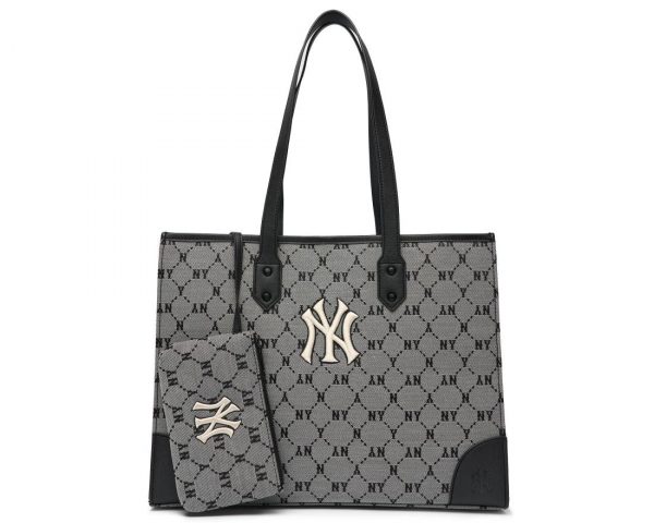 Túi Xách MLB Monogram Diamond Jacquard Shopper Bag New York Yankees 3AORL021N-50GRS