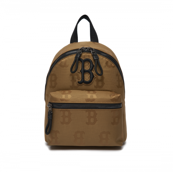 Balo MLB Monogram Nylon Jacquard Mini Backpack Boston Red Sox 3ABKS011N-43BGD