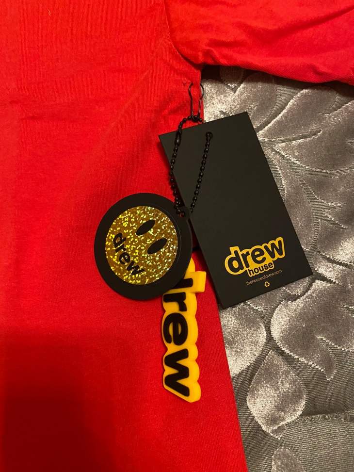 Drew House Lucky You Drew SS Tee Red
