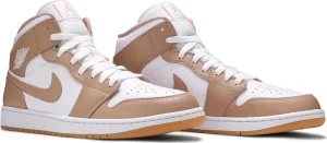Giày Nike Air Jordan 1 Mid 'Tan Gum' 554724 271