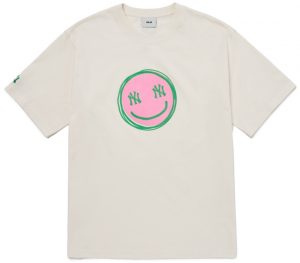 Áo MLB Smile Short Sleeve T-shirt New York Yankees 3ATSL9023-50CRS