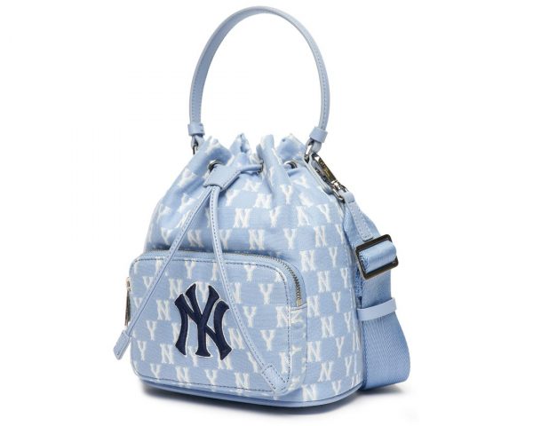 Túi MLB Monogram Jacquard Bucket Bag New York Yankees 3ABMS012N-50BLL