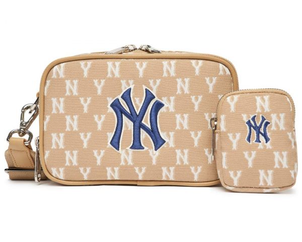Túi MLB Monogram Jacquard Mini Crossbody Bag New York Yankees 3ACRS022N-50BGD