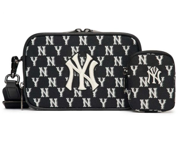 Túi MLB Monogram Jacquard Mini Crossbody Bag New York Yankees 3ACRS022N-50BKS
