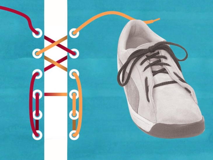 cách buộc dây giày sneaker