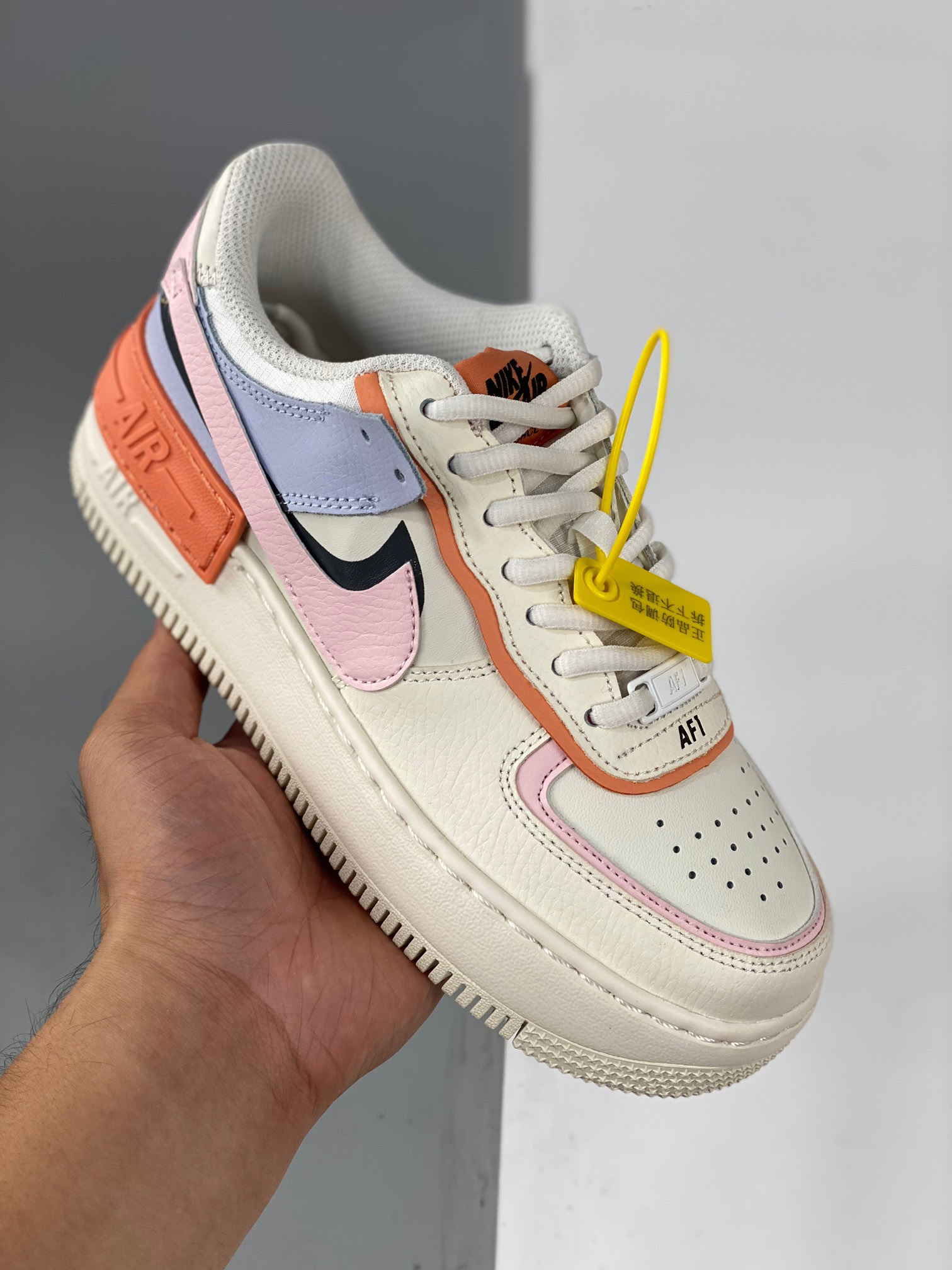 Giày Nike Wmns Air Force 1 Shadow ‘Orange Chalk Pink Glaze’ CI0919 111