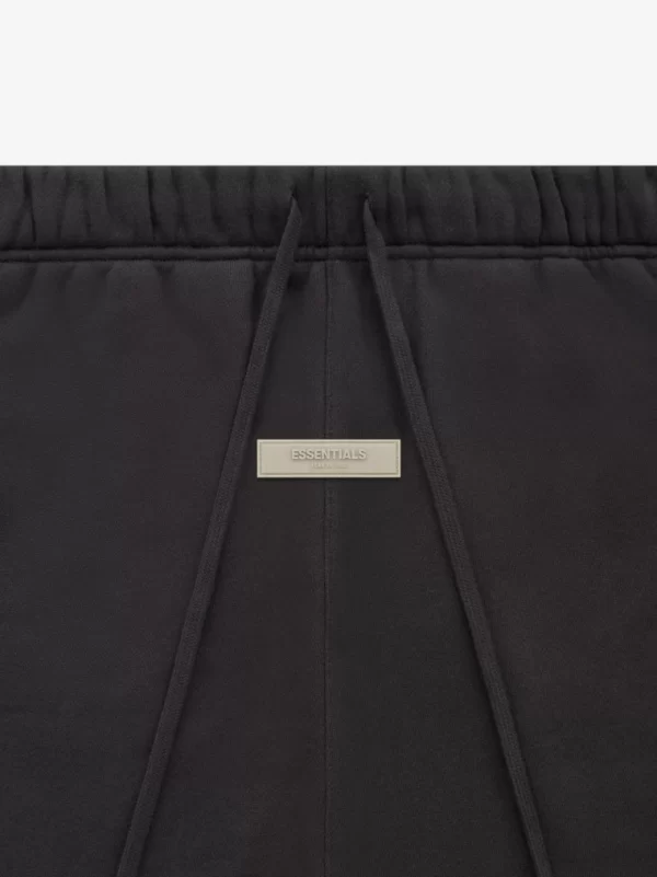 Quần Essentials - Black Fleece Shorts