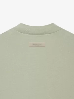 Áo Thun Essentials - Green Cotton Jersey T-Shirt