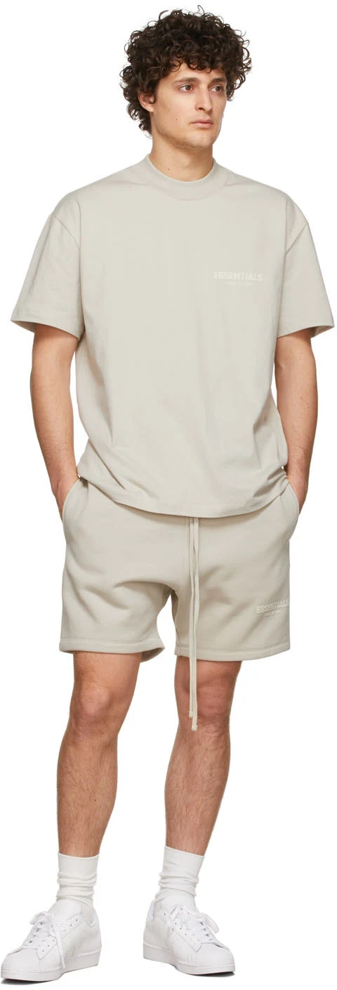 Essentials - Beige Cotton Jersey T-Shirt