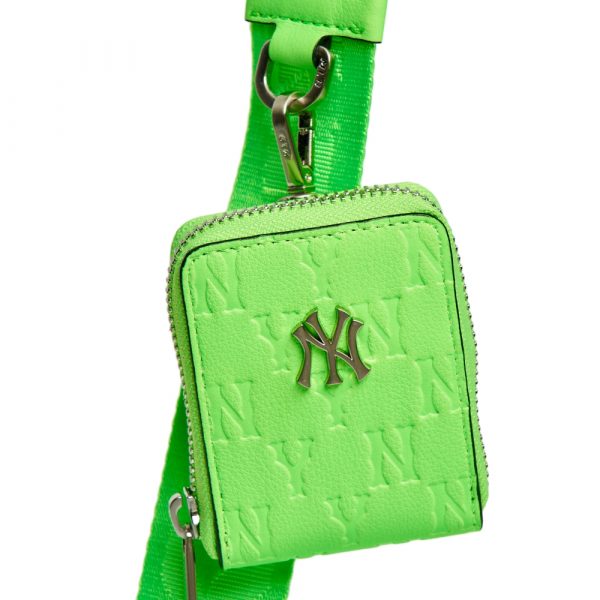 Túi Đeo Chéo MLB Mini Monogram Embo New York Yankees Green 3ACRS032N-50GNN