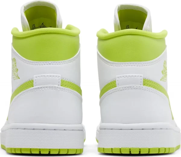 Giày Nike Wmns Air Jordan 1 Mid 'White Lime' BQ6472-131