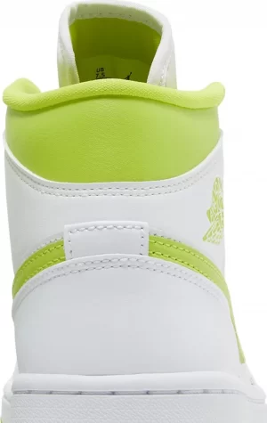Giày Nike Wmns Air Jordan 1 Mid 'White Lime' BQ6472-131