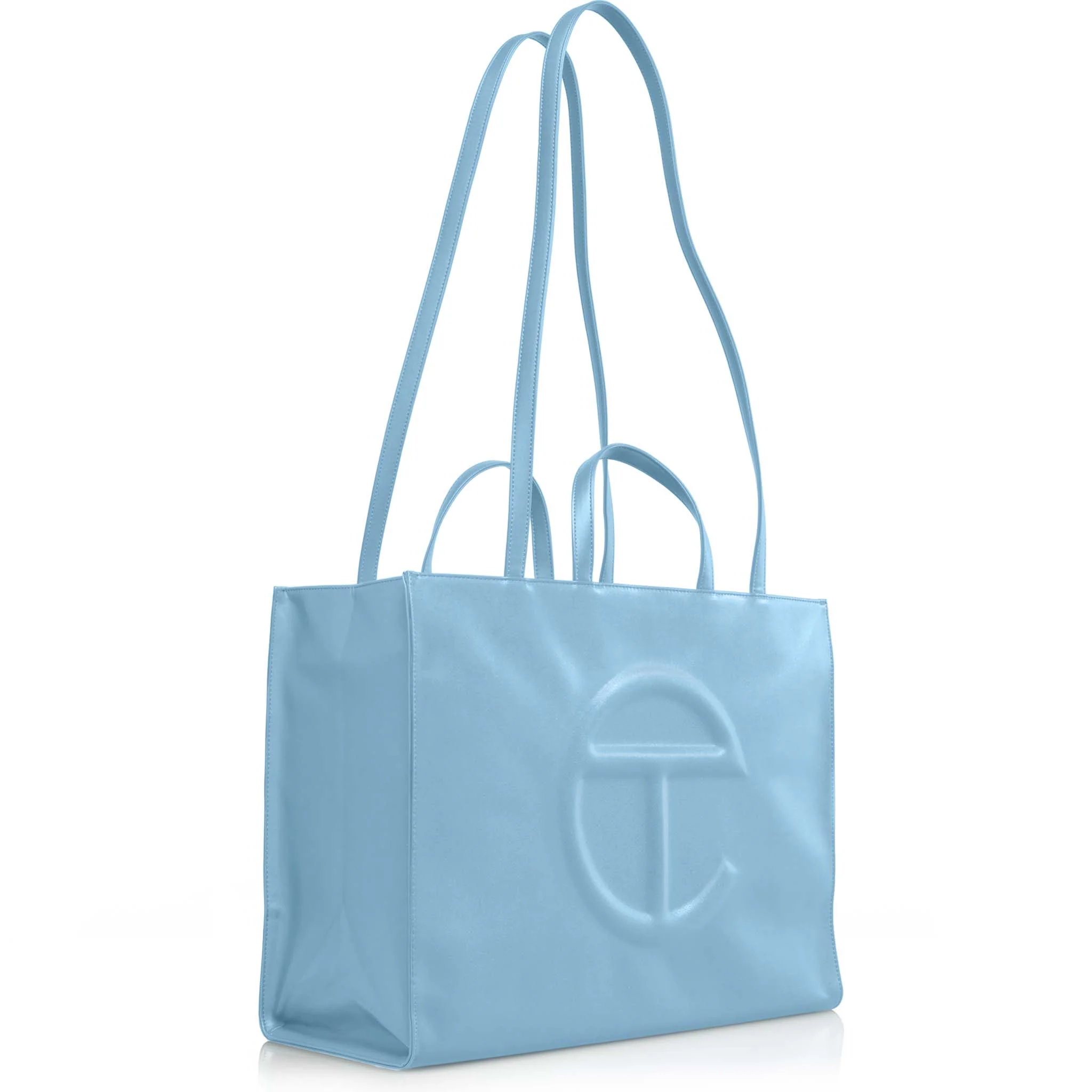 Túi Telfar Shopping Bag Pool Blue Large