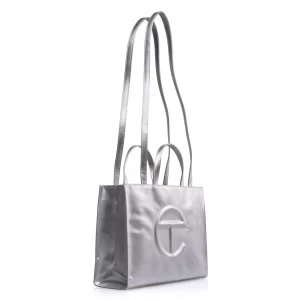 Túi Telfar Shopping Bag Silver Medium