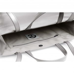 Túi Telfar Shopping Bag Silver Medium