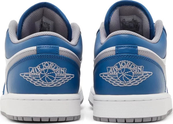 Giày Nike Air Jordan 1 Low 'True Blue Cement' 553558-412