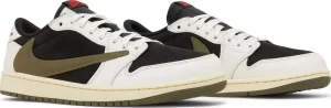 Giày Nike Travis Scott x Wmns Air Jordan 1 Retro Low OG 'Olive' DZ4137-106